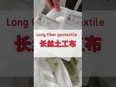 Introduction du géotextile à longue fibre