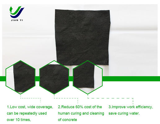 Tissu géodénage personnalisé 100 gm pour le durcissement du béton préfabriqué