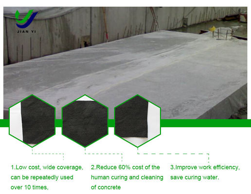 Tissu géodénage personnalisé 100 gm pour le durcissement du béton préfabriqué