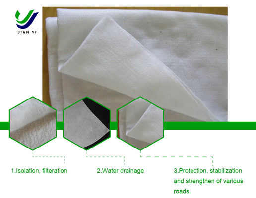 8 à 10 kN/m Tissu de filtrage géotextile pour l'entretien routier