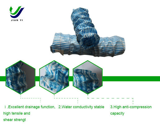 Tissu de drainage géotechnologique pour la stabilisation et le renforcement du sol