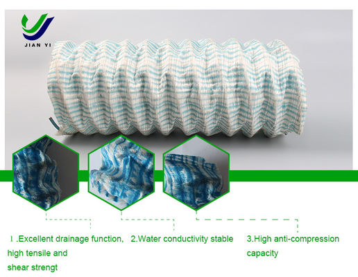 Tissu de drainage géotechnologique pour la stabilisation et le renforcement du sol