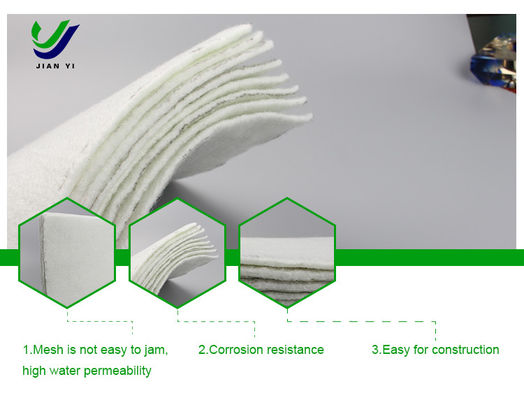 Tissu de séparation de géotextile pour décharges et usines de traitement des eaux usées