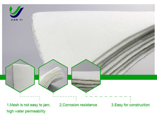 Contrôle de l'érosion Tissu routier géotextile de base résistant à la corrosion 50 m~100 m