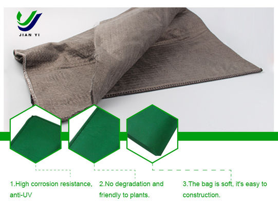 Protection de l'environnement Sacs géotextiles 10 KN/M Pour les projets de conservation des eaux