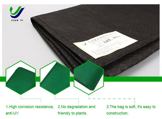 Sacs géofabricés en fibres de polypropylène et de polyester pour la protection des pentes de chutes