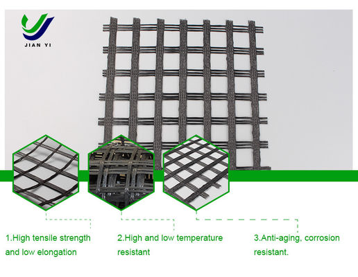 Grille géoglacienne sans alcalinité de 12 à 50 mm × mm avec une bonne ténacité