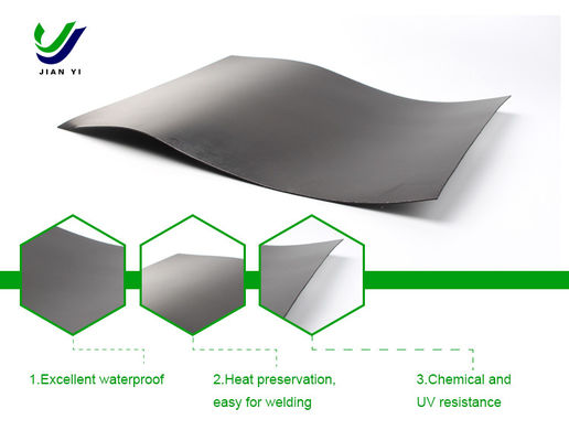 Géomembrane imperméable en HDPE lisse pour décharges et égouts