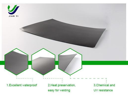 Geomembrane lisse en HDPE sans couture de 1m à 9m pour un contrôle efficace des fuites