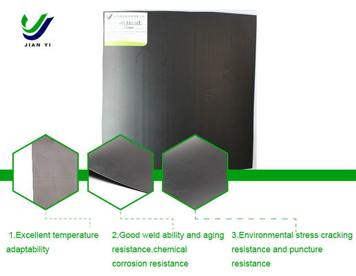 Géomembrane lisse en polyéthylène haute densité HDPE La solution ultime de résistance chimique