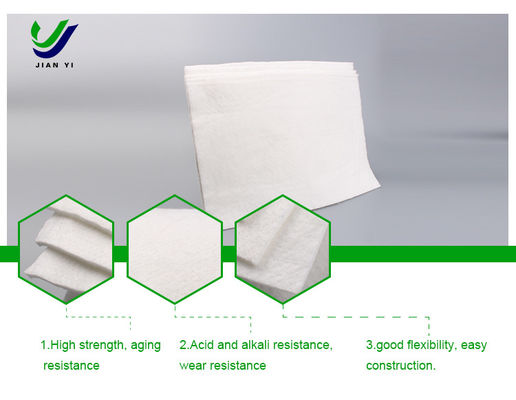 Tissu de filtrage géotextile à longue fibre personnalisable pour la filtration et l'isolation