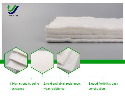 Géotextile à longue fibre La combinaison parfaite d'isolation filtrante et de drainage pour le traitement de la fusion des métaux lourds