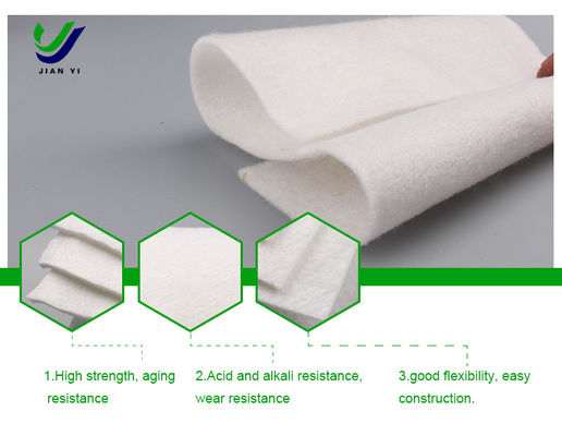 Géotextile à longue fibre résistant à la corrosion et résistant aux acides et aux alcalis