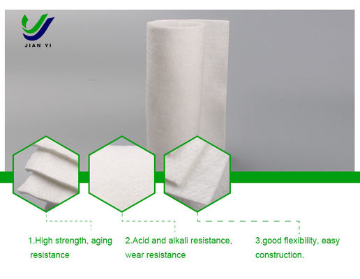 Géotextile en fibres longues personnalisé 50-200 m de longueur pour la construction de routes