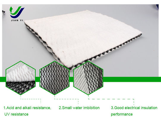 Geonet composite en trois dimensions 200 g/m2 pour le système de drainage et de protection