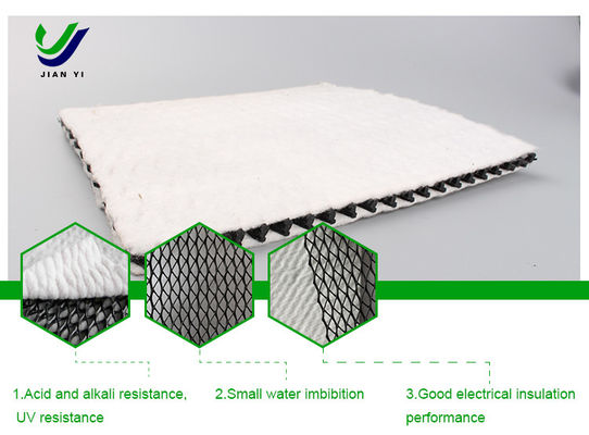 3D composite drainage géonet 2m-6m largeur pour le drainage des eaux souterraines