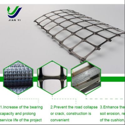 Protection des pentes et construction routière Géoréseau biassiale en plastique pour les grands aéroports et les parkings