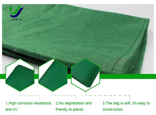 Sacs géotextiles en tissu non tissé écologique réutilisable et durable pour la protection des pentes