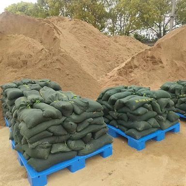 Sacs de sable écologiques résistants aux UV réutilisables Conçus pour une rétention maximale de sédiments 30*70cm/25*70/40*60 Blanc