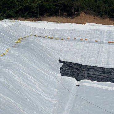 Résolution de gestion des résidus HDPE Géomembrane lisse avec une excellente résistance chimique et une résistance à haute température