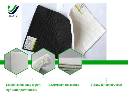 Résistance Géotextile en fibres souples pour l'ingénierie côtière Largeur de 1 m à 6 m