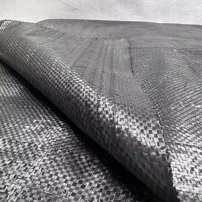 Excellente filtration et drainage Géotextile tissé en polypropylène noir