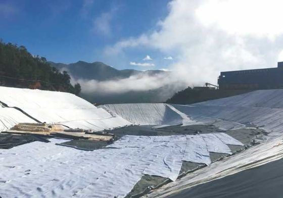 Géotextile à filaments longs, facile à installer et durable, pour un déploiement rapide dans les grands projets de génie civil