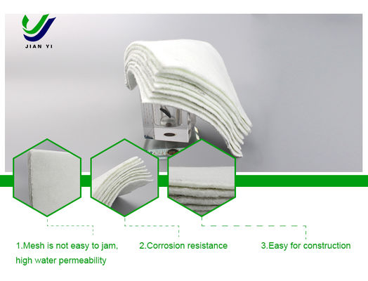 Géotextile en fibre de polypropylène résistant aux UV avec une excellente résistance à la perforation et une perméabilité à l'eau élevée pour la construction routière