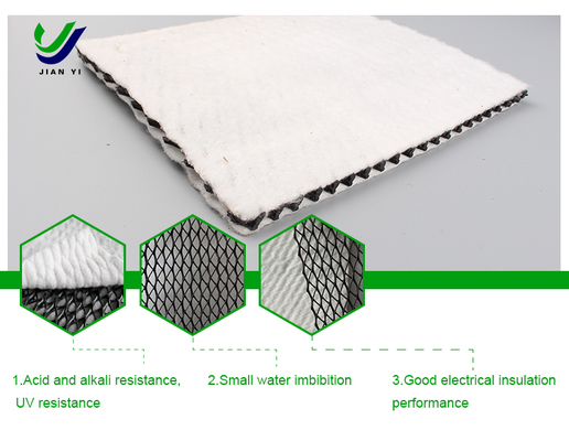 Nappe de drainage composite 3D  Évacuation rapide de l'eau, stabilité inégalée Évacuation rapide de l'eau • Support de charge supérieur • Stabilité à long terme
