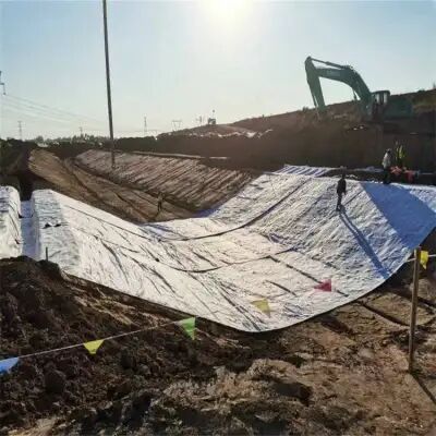 Couverture en ciment écologique avec intégration flexible et largeur de 4 m pour une protection contre les pentes et l'eau