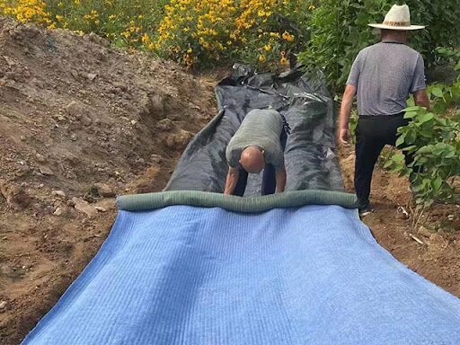 Couverture de ciment flexible à durcissement rapide ¥ 4m de largeur Couverture de béton durable pour une construction rapide